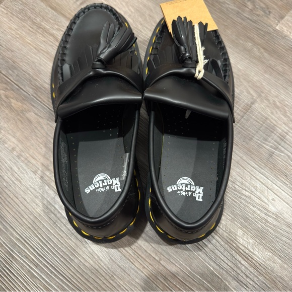 Dr Martens Adrian Bex Black Smooth Leather Loafers - Picture 5 of 12